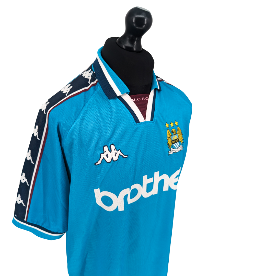 Manchester City home football shirt 1997/99