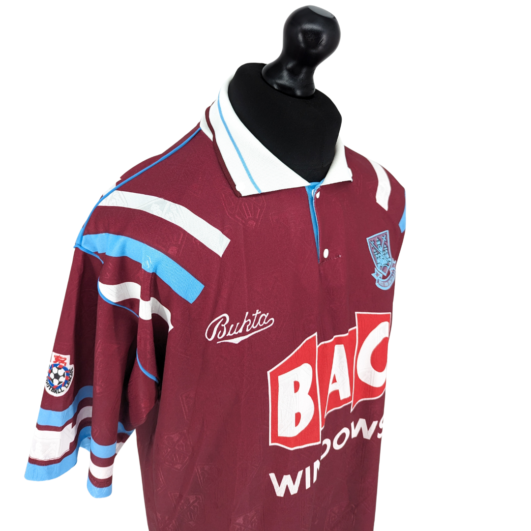 West Ham United home football shirt 1991/92