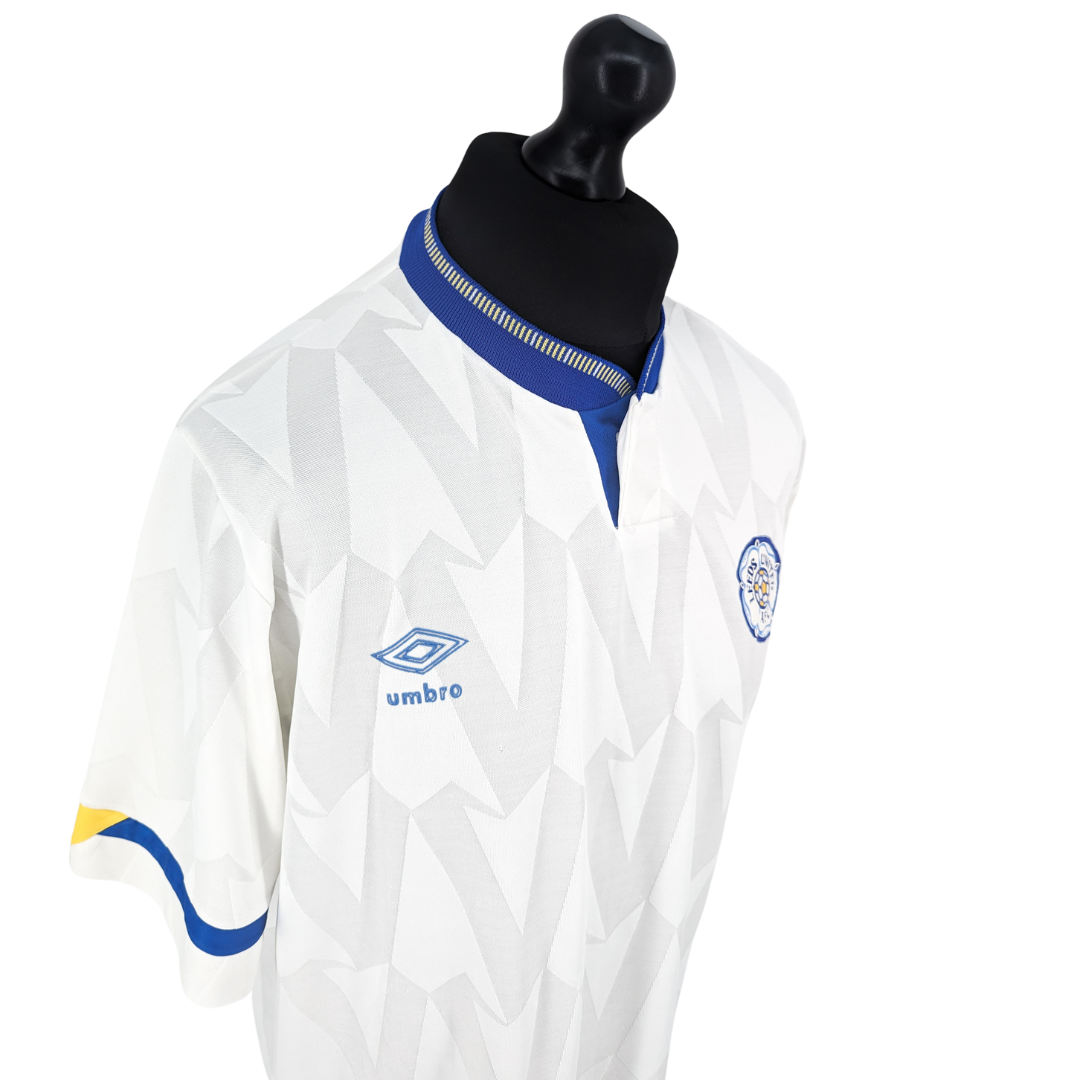 Leeds United home football shirt 1990/92