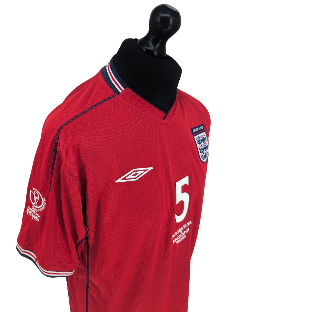 England away football shirt 2002/04