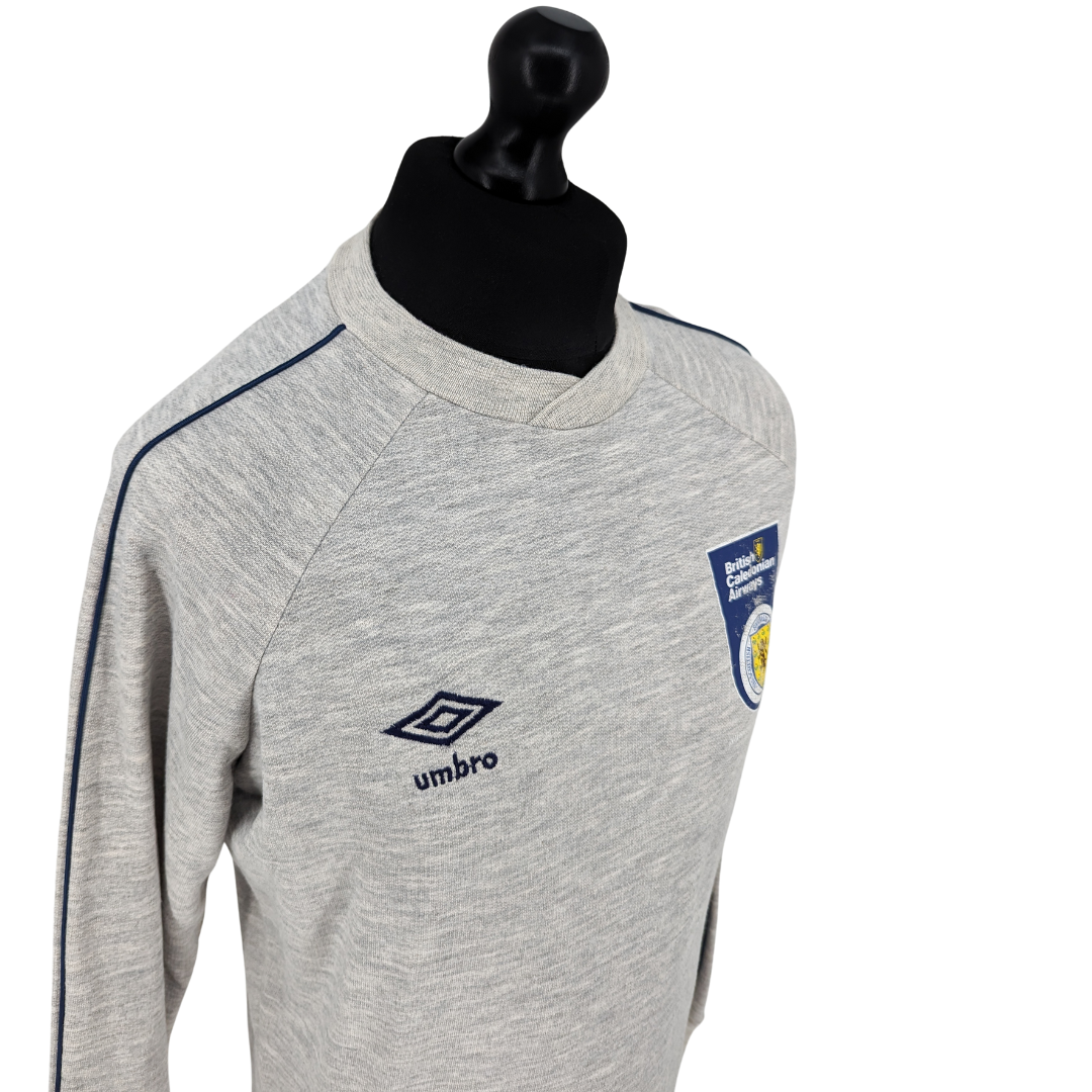 Scotland U18 training football sweatshirt 1982