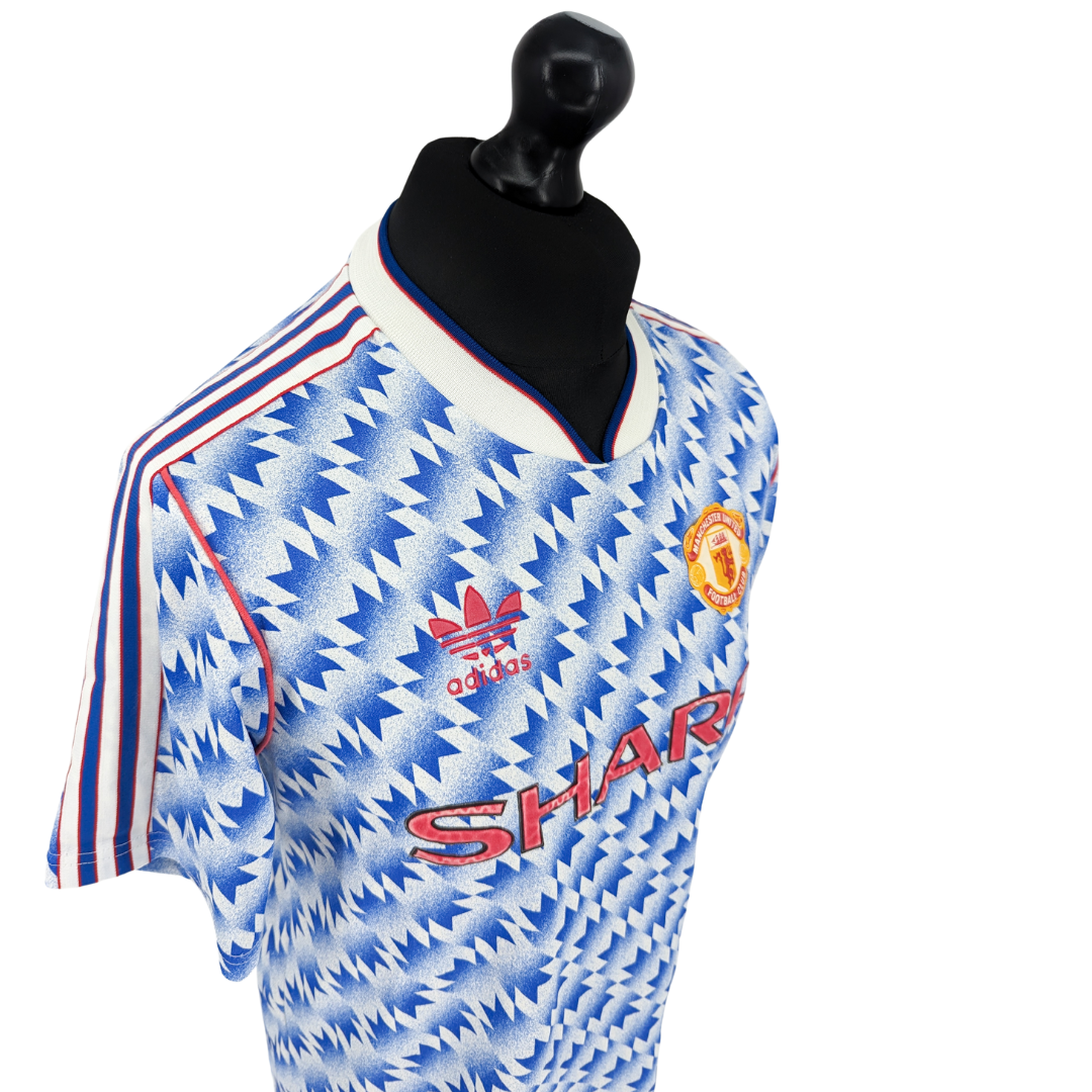 Manchester United away football shirt 1990/92