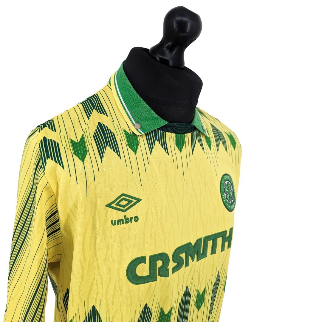 Celtic away football shirt 1989/91