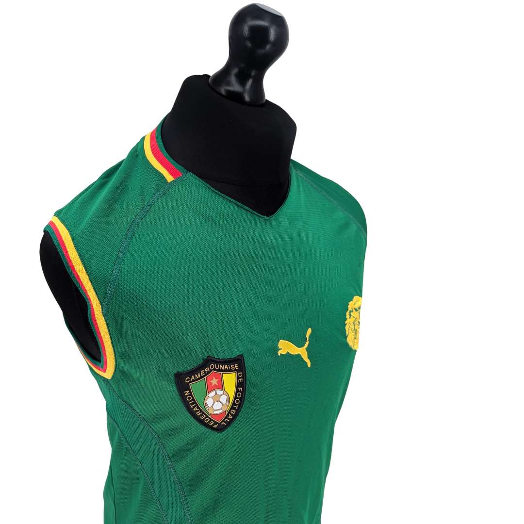 Cameroon home football shirt 2002