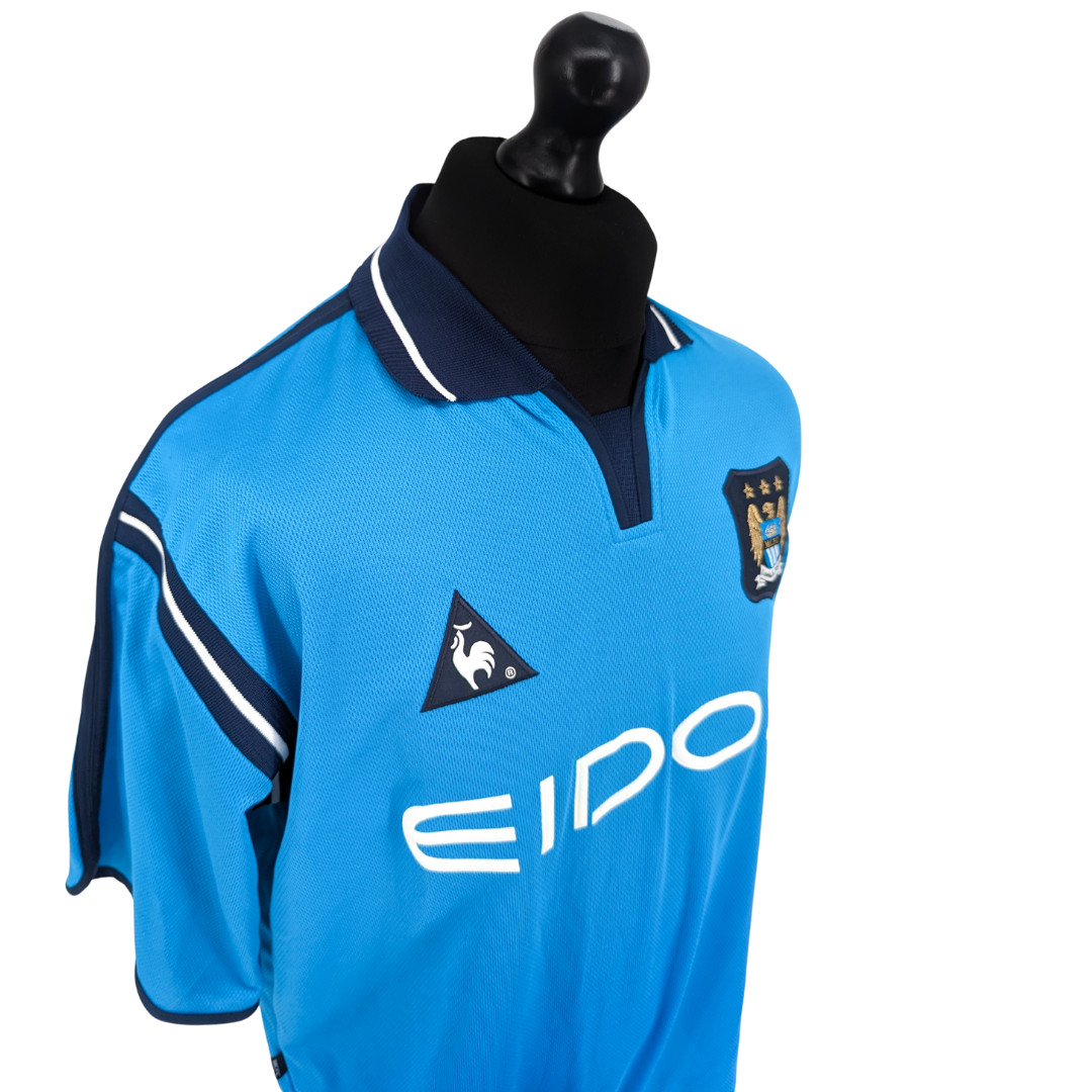 Manchester City home football shirt 2001/02