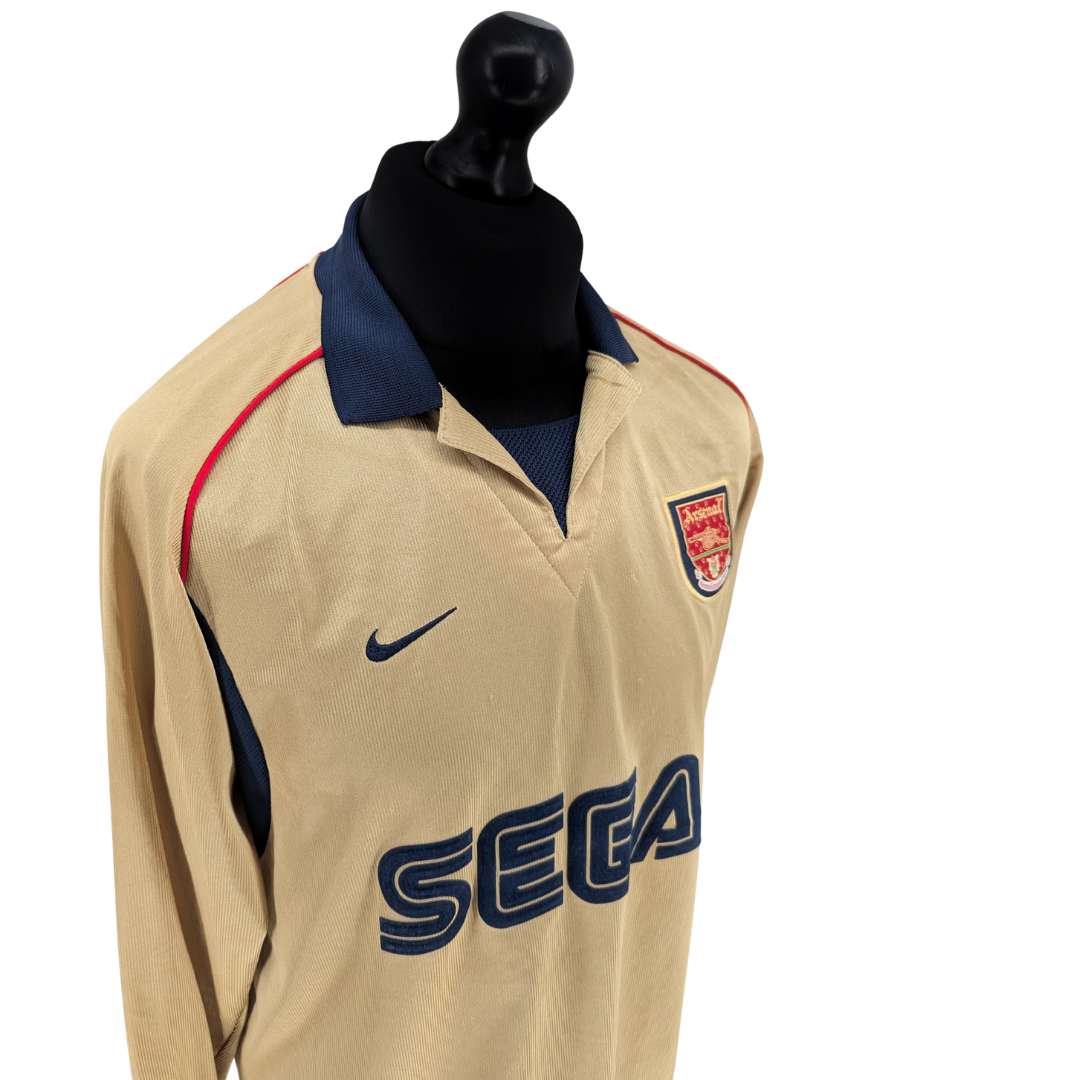 Arsenal away football shirt 2001/02