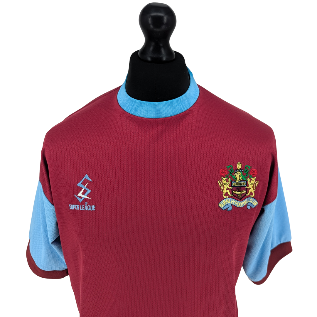 Burnley home football shirt 2000/01 - (M)