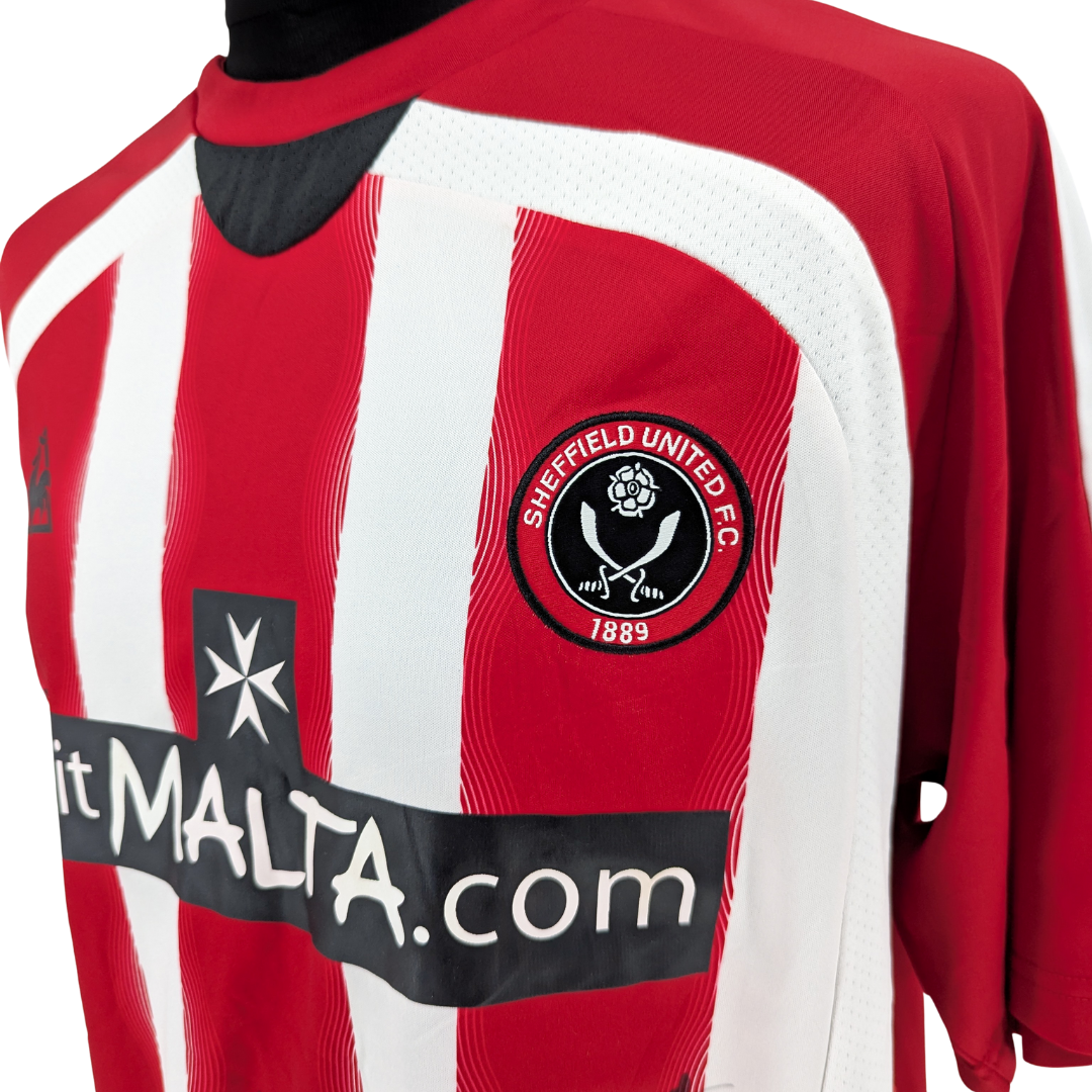 Sheffield United signed home football shirt 2008/09 - (L)