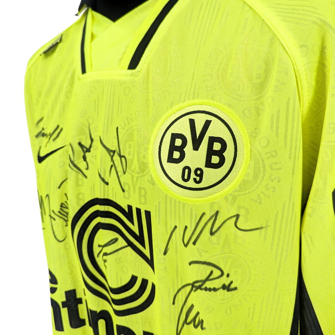 Borussia Dortmund signed home football shirt 1996/97 - (XL)