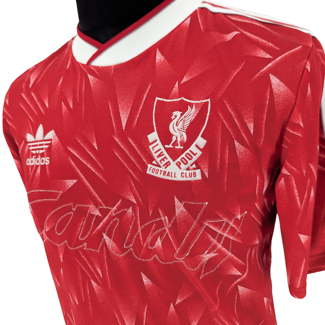 Liverpool home football shirt 1989/91 - (S)
