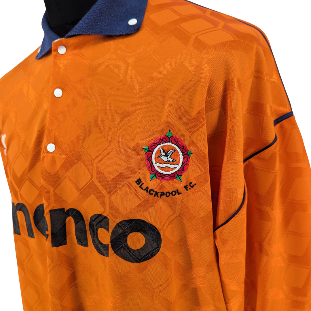 Blackpool home football shirt 1991/93 - (XL)