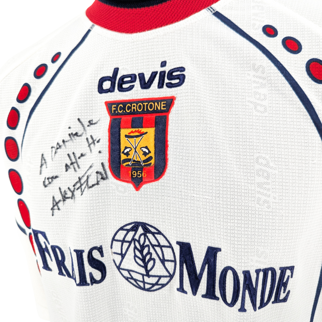 Crotone signed Serie C1 Playoffs away football shirt 2003/04 - (XL)