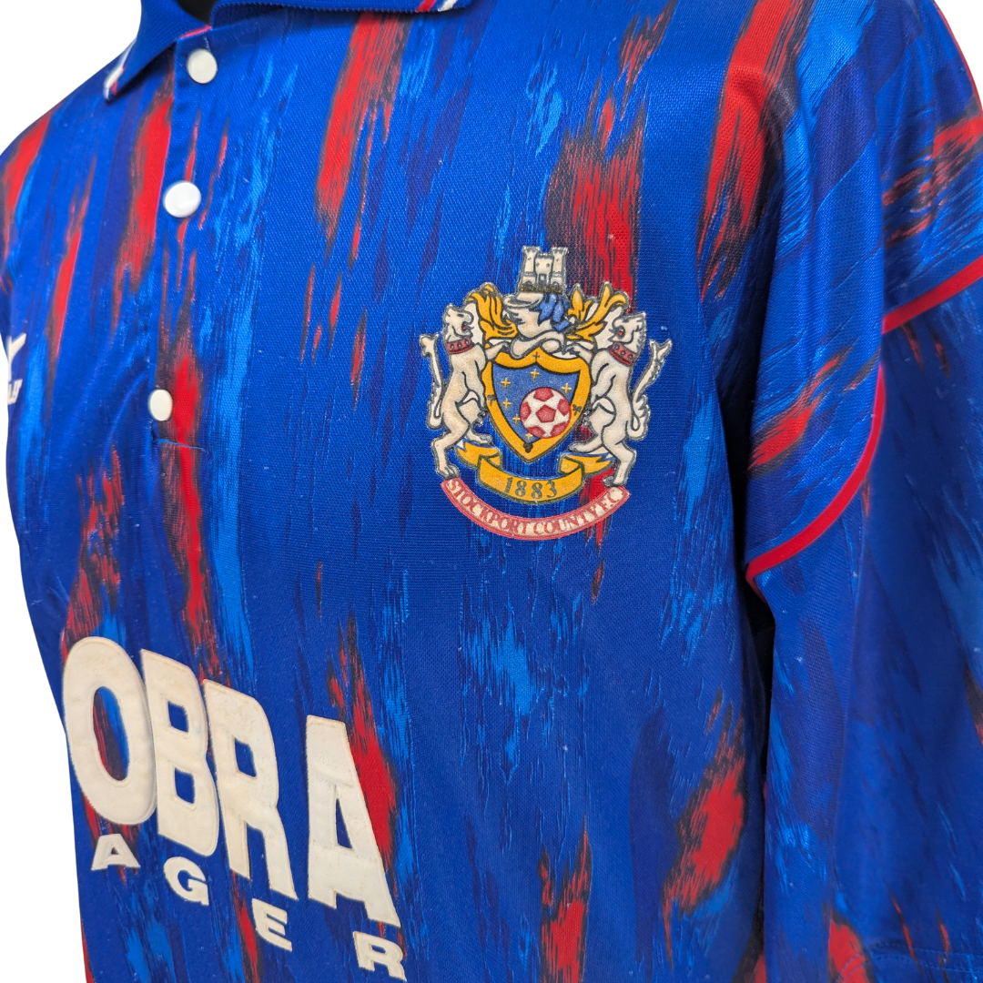 Stockport County home football shirt 1991/92 - (M)