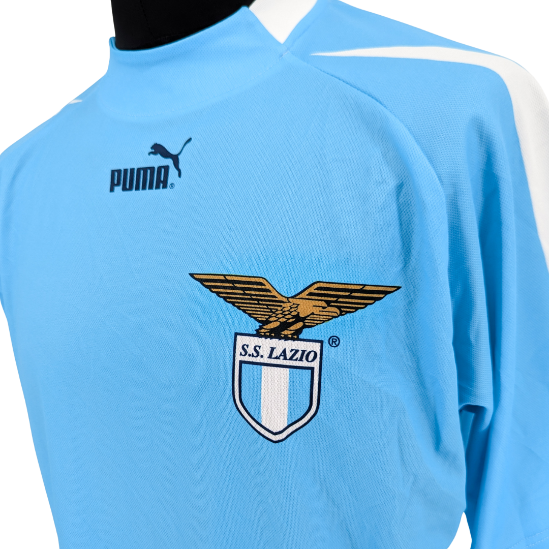 Lazio signed home football shirt 2002/03 - (L)