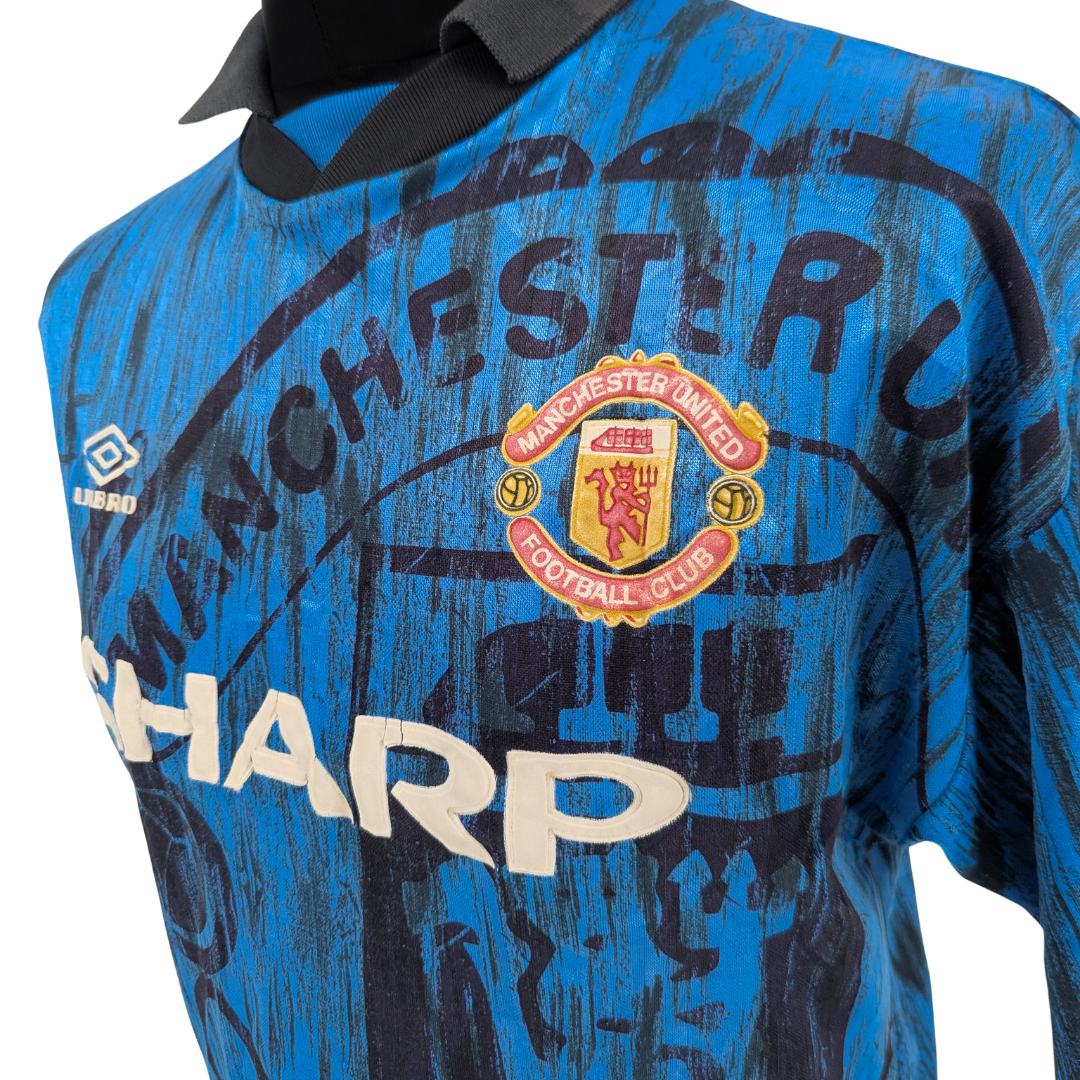 Manchester United away football shirt 1992/93 - (M)
