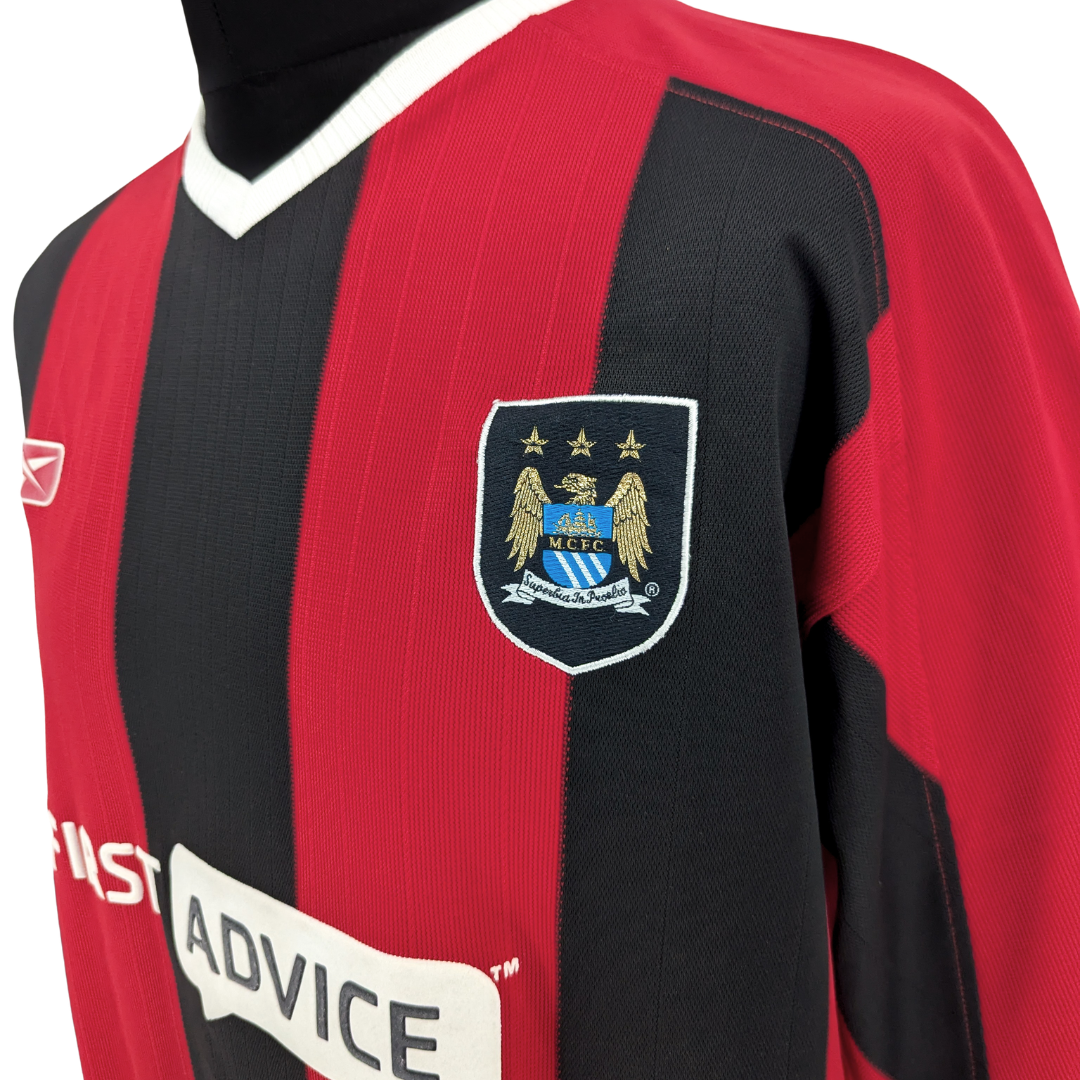 Manchester City away football shirt 2003/05 - (XXL)