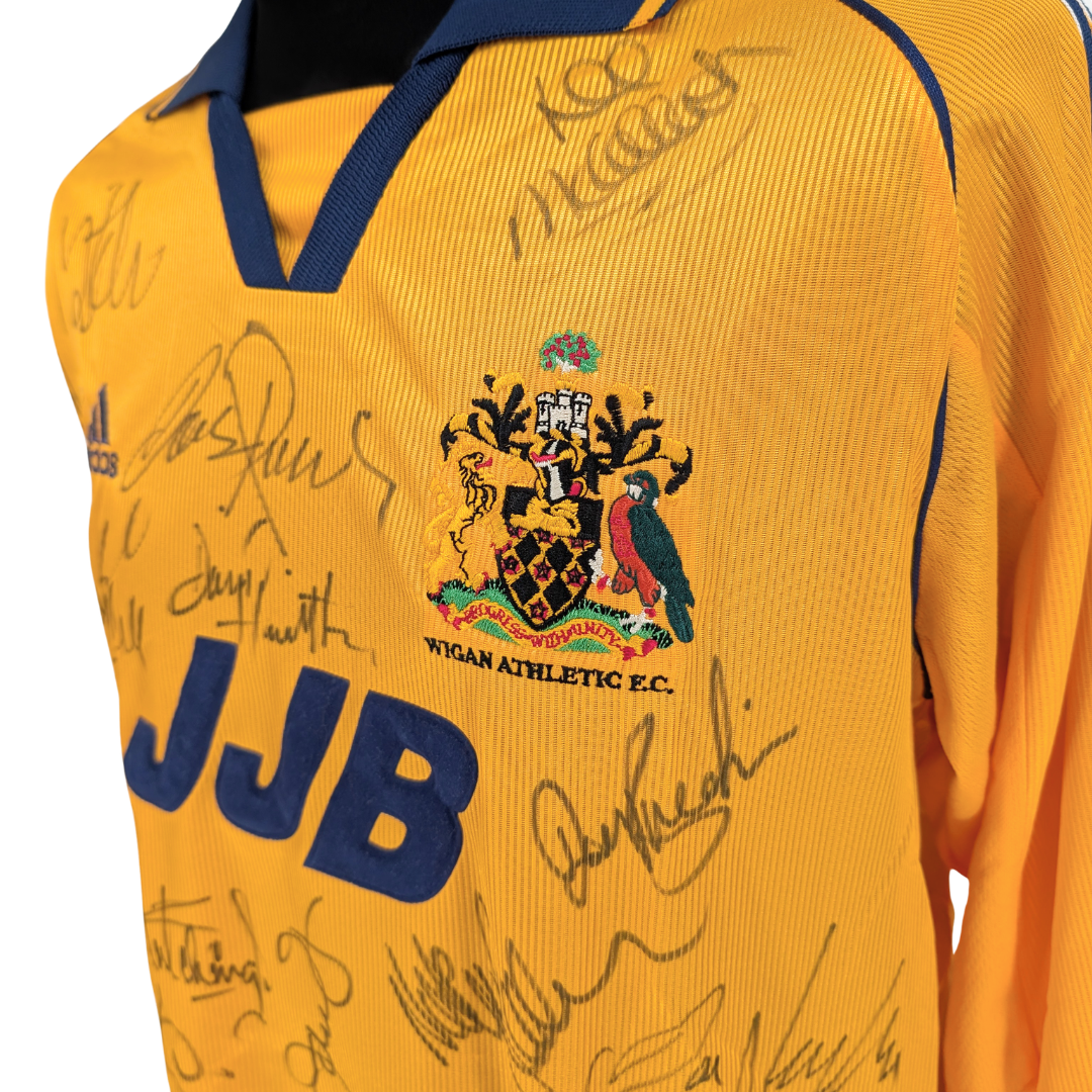 Wigan Athletic signed away football shirt 1999/01 - (M)