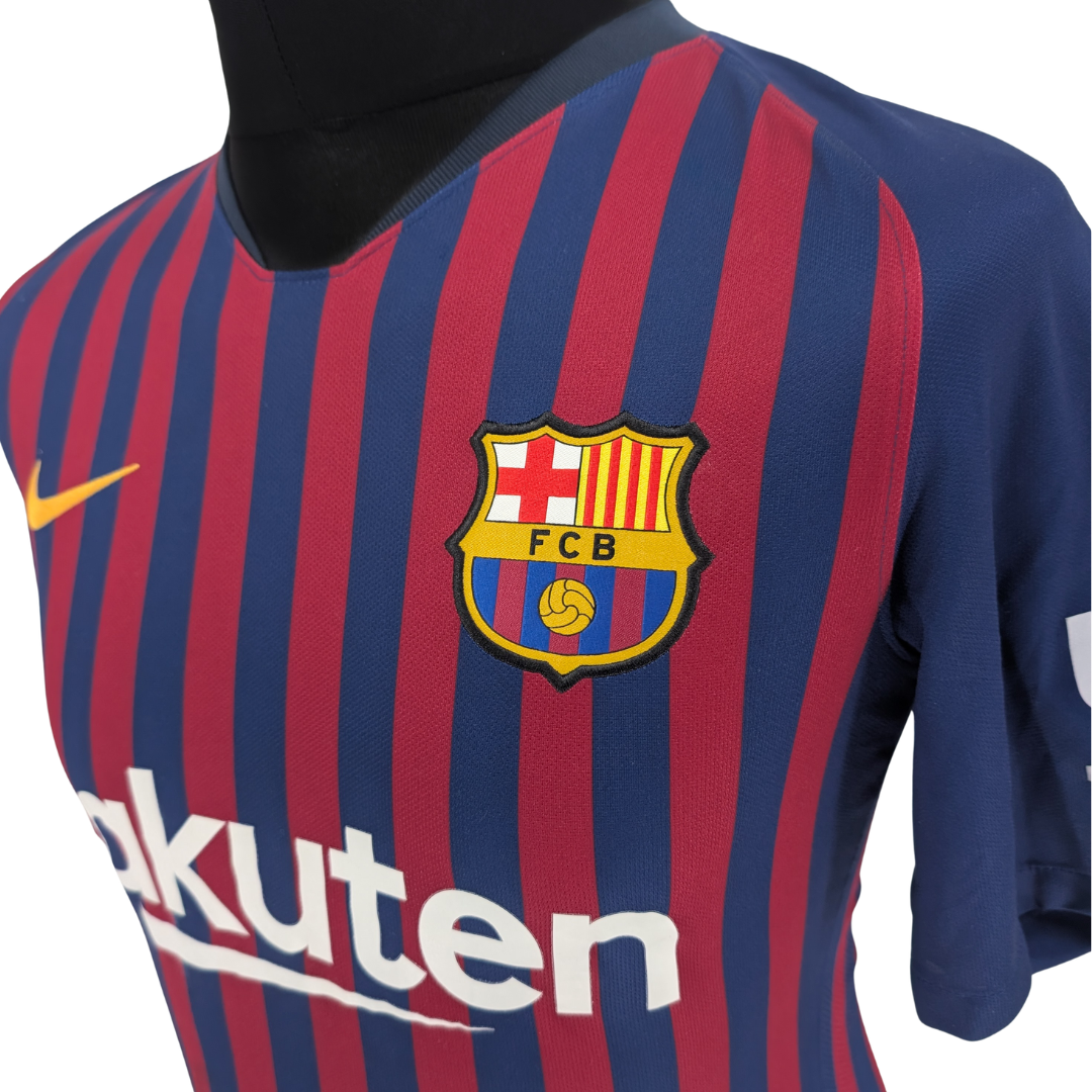 Barcelona signed home football shirt 2018/19 - (S)