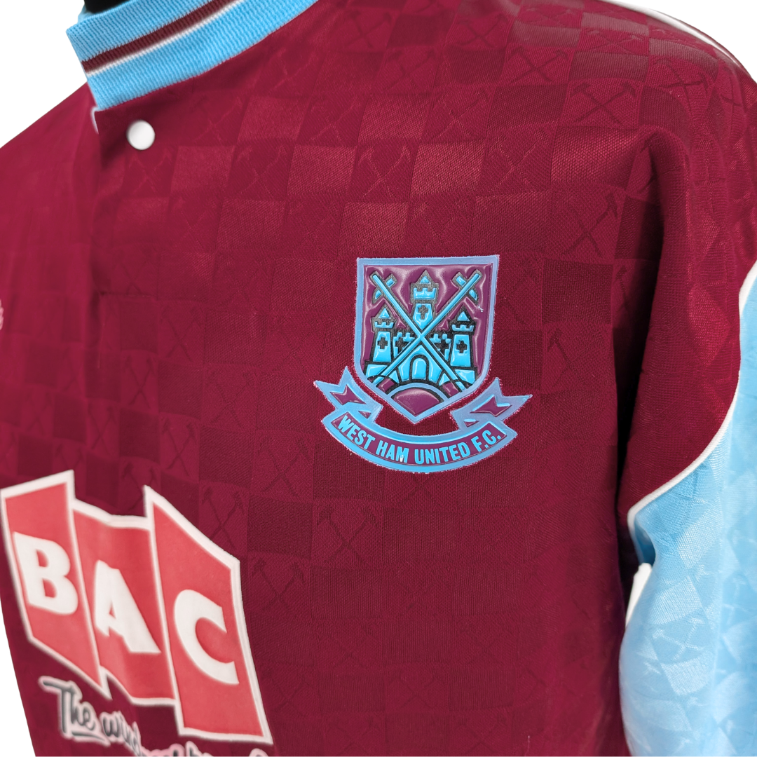 West Ham United home football shirt 1990/91 - (M)