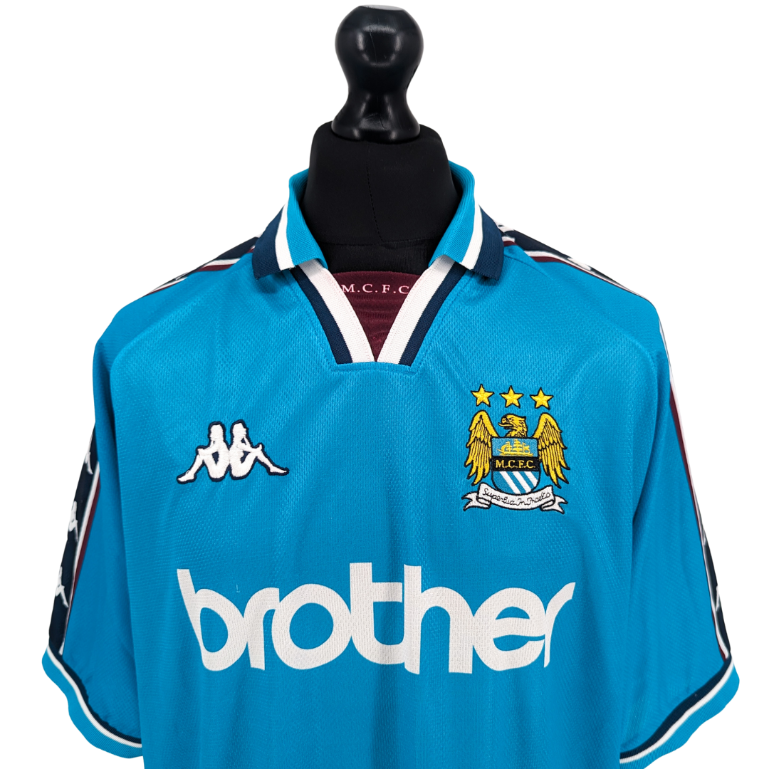 Manchester City home football shirt 1997/99