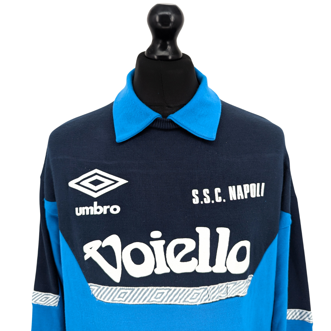 Napoli training football sweatshirt 1991/93