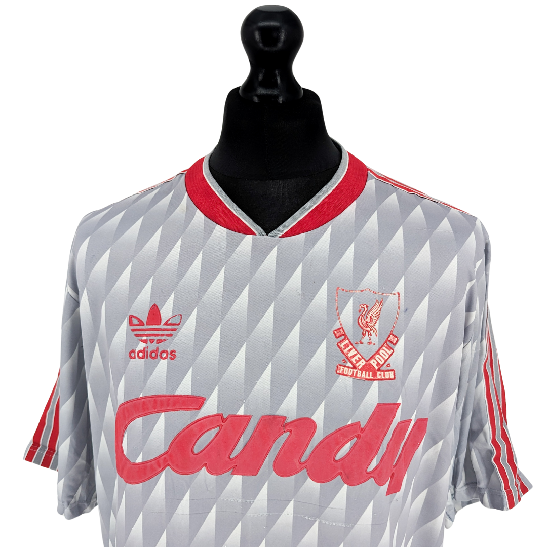 Liverpool away football shirt 1989/91