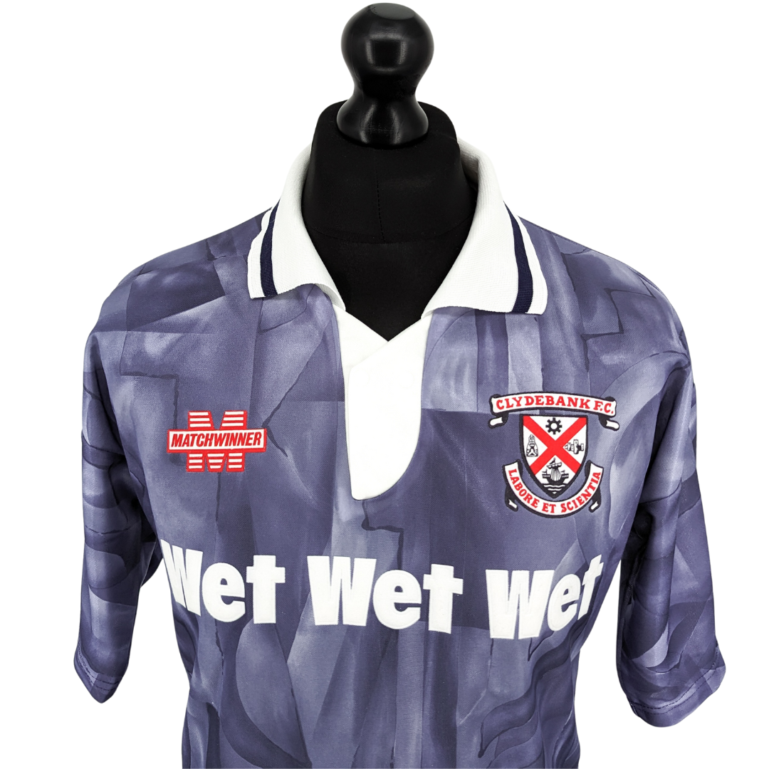 Clydebank alternate football shirt 1993/95