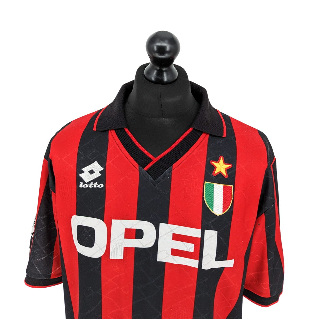 AC Milan european home football shirt 1994/95