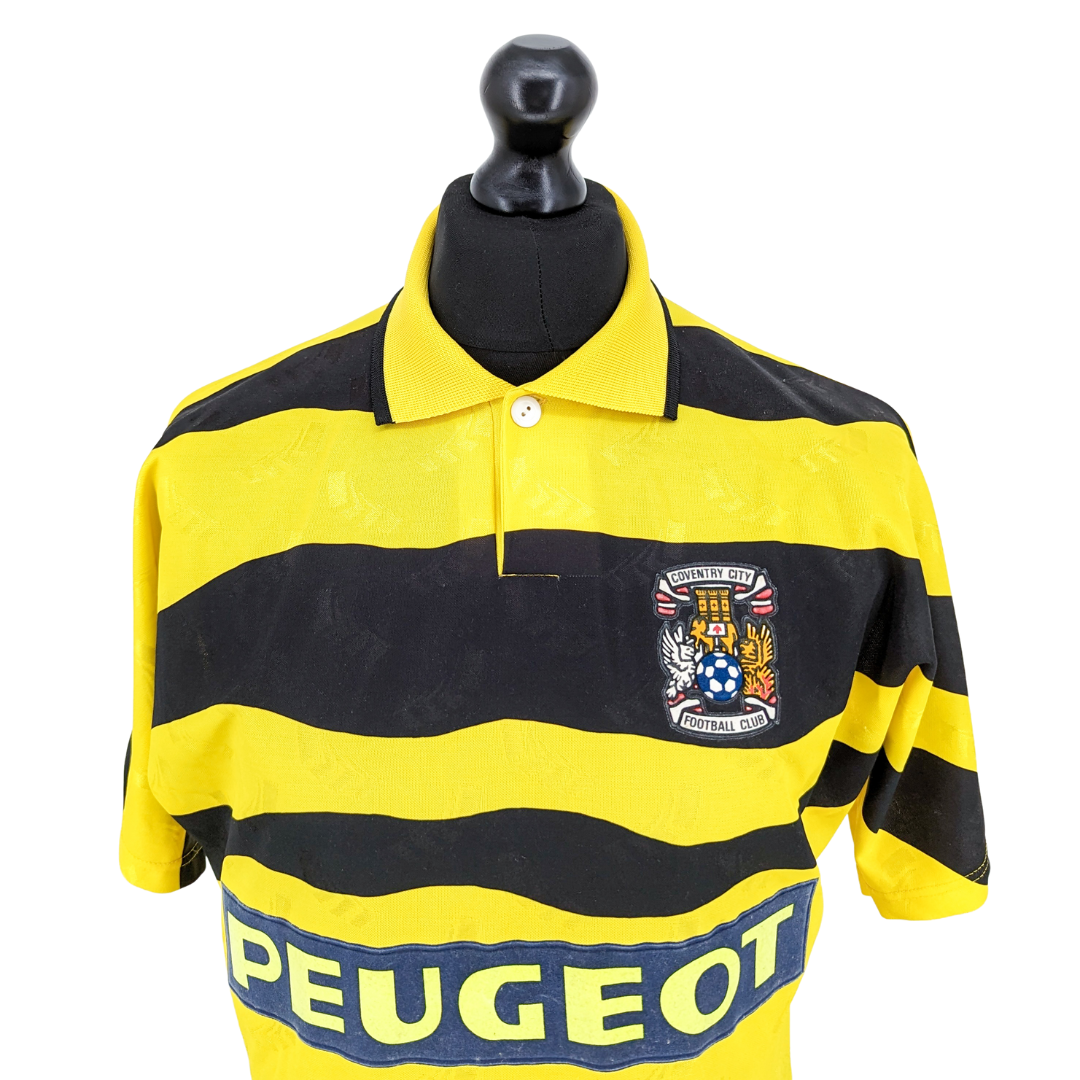 Coventry City away football shirt 1991/92