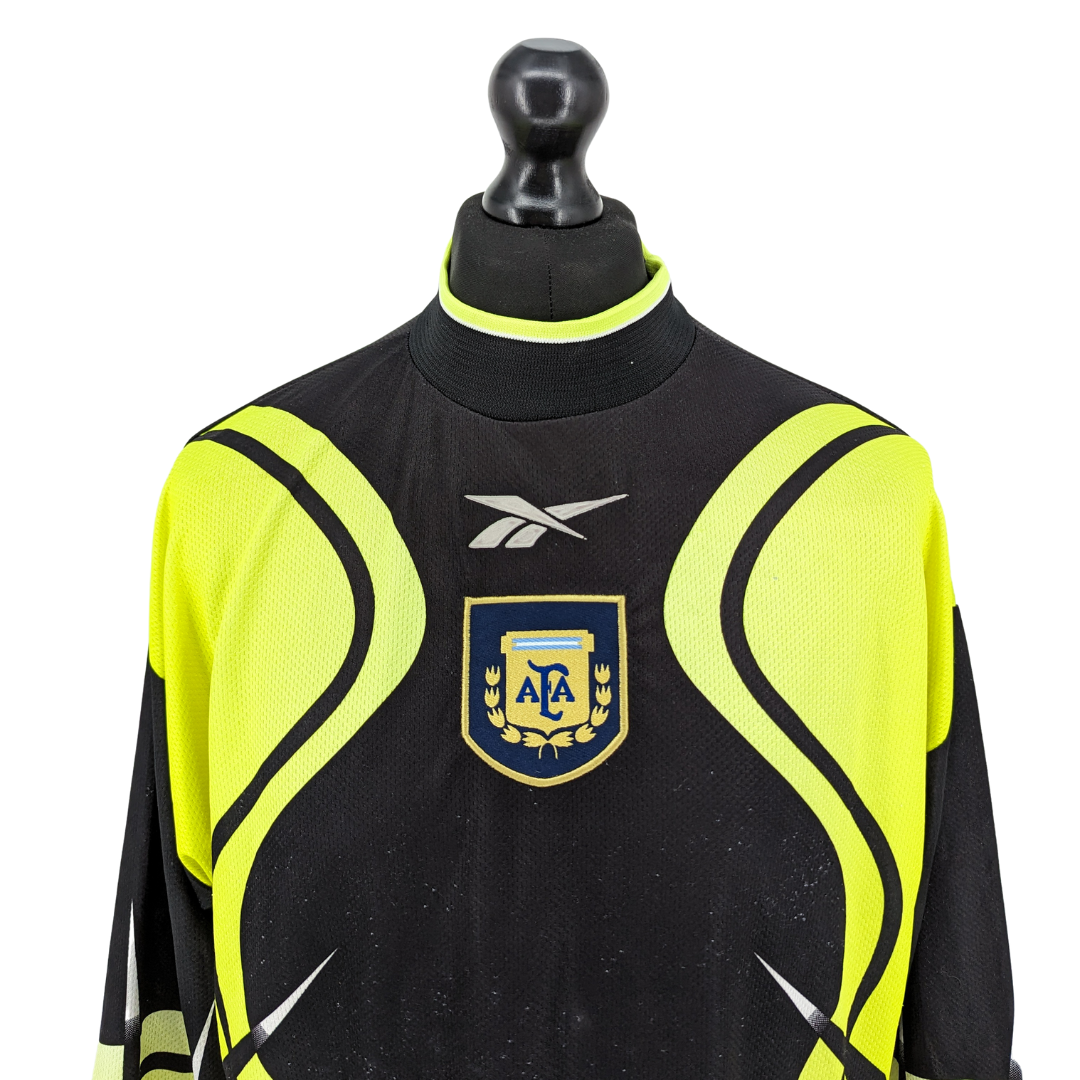 Argentina goalkeeper football shirt 1999/00