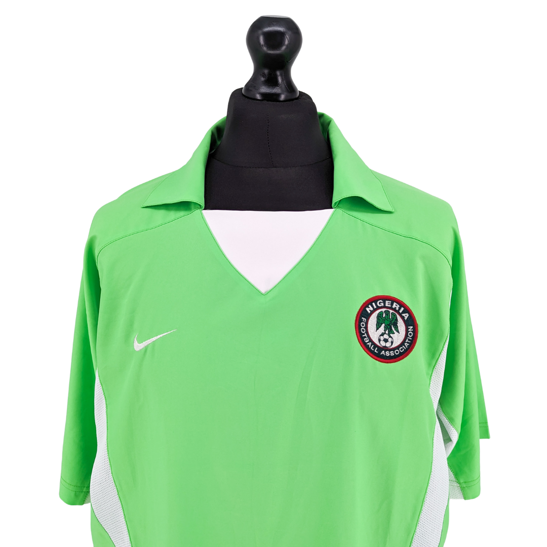 Nigeria home football shirt 2002/04