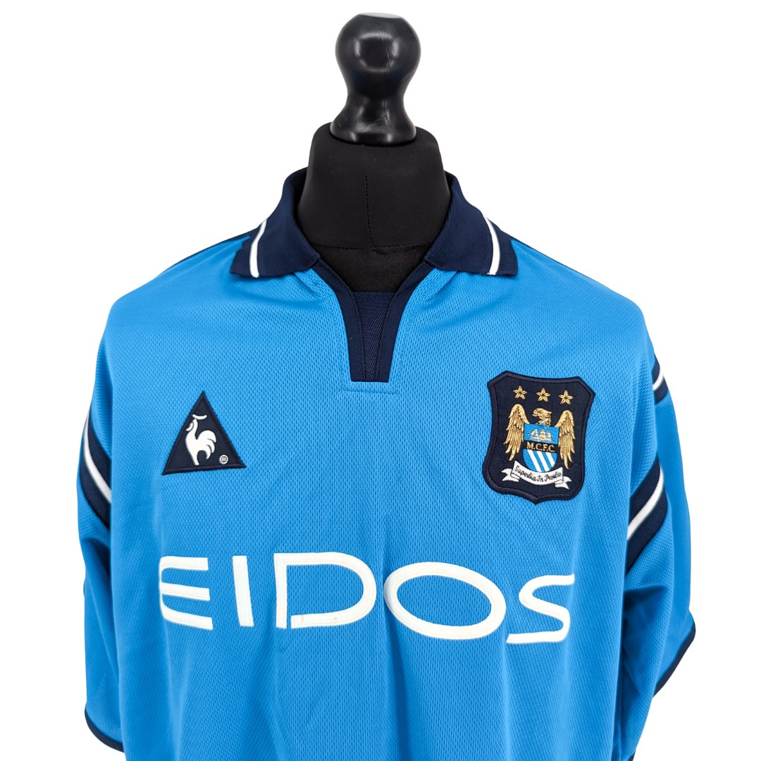 Manchester City home football shirt 2001/02