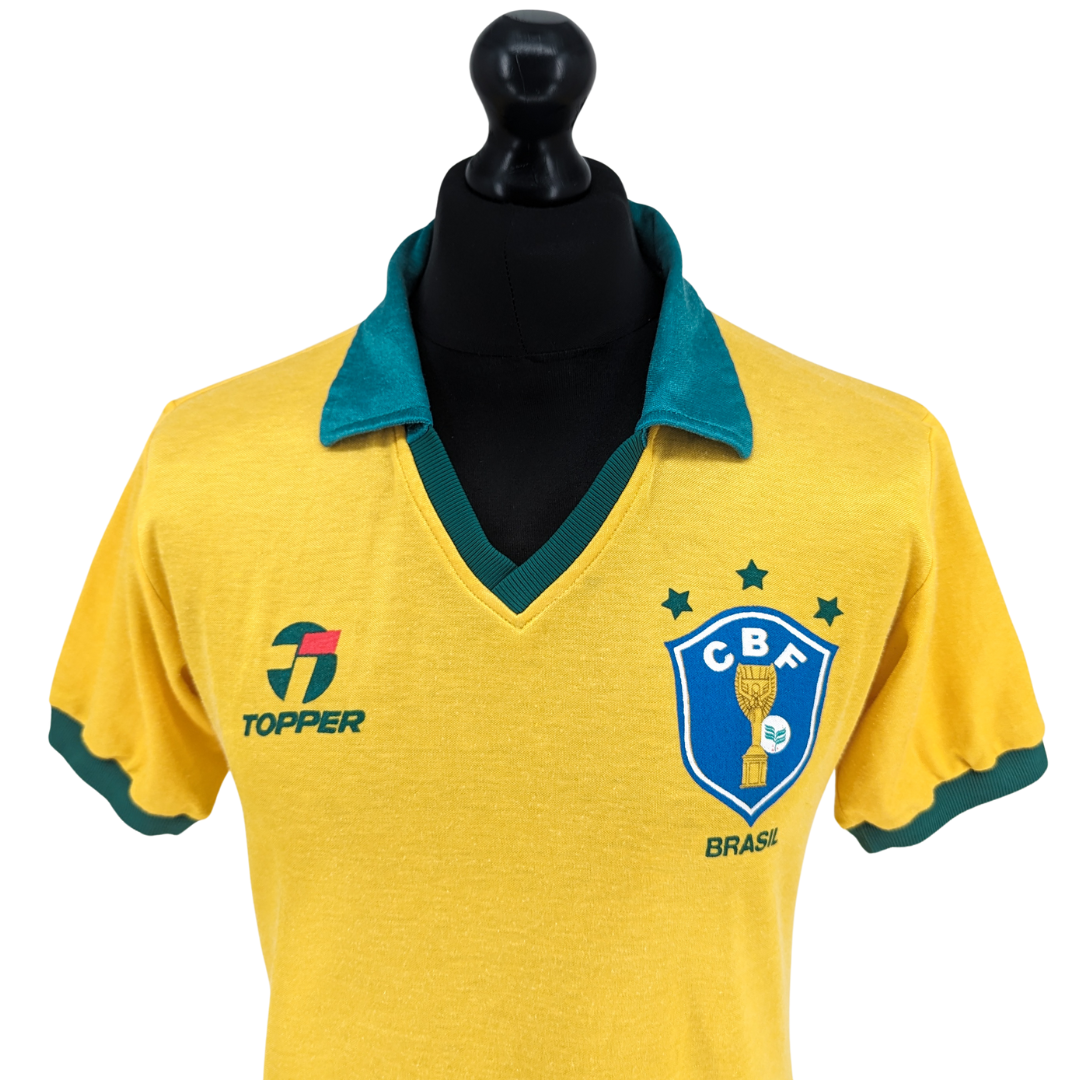 Brazil home football shirt 1985/88