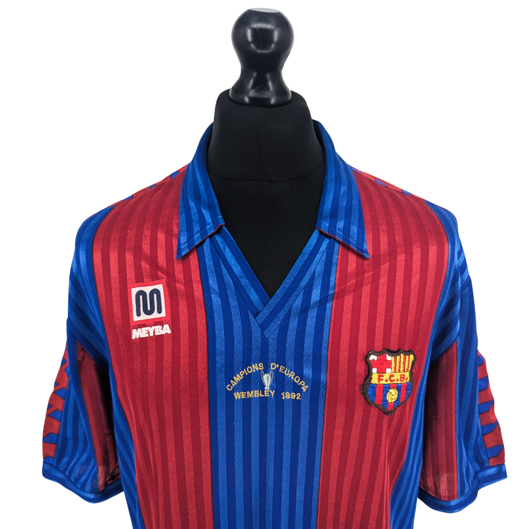 Barcelona 'Campions D'Europa' home football shirt 1989/92