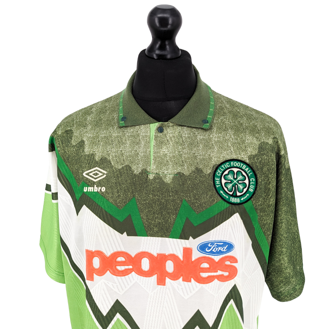 Celtic away football shirt 1991/92