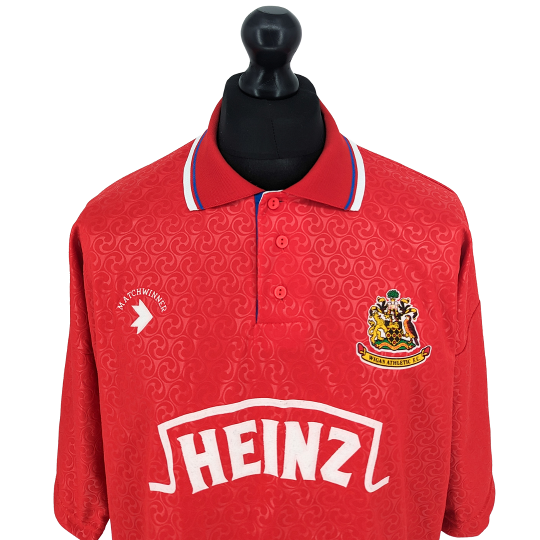 Wigan Athletic away football shirt 1991/93