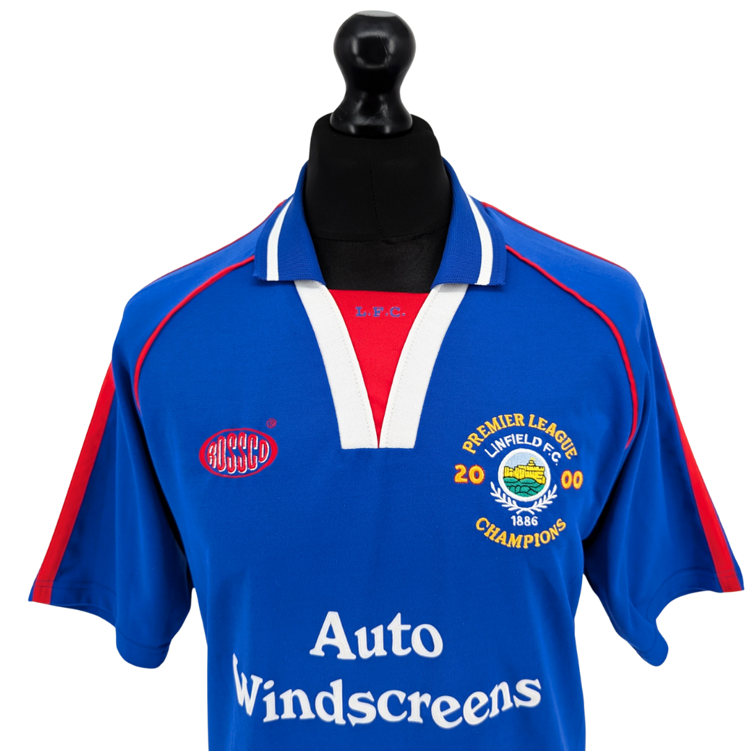 Linfield home football shirt 2000/01