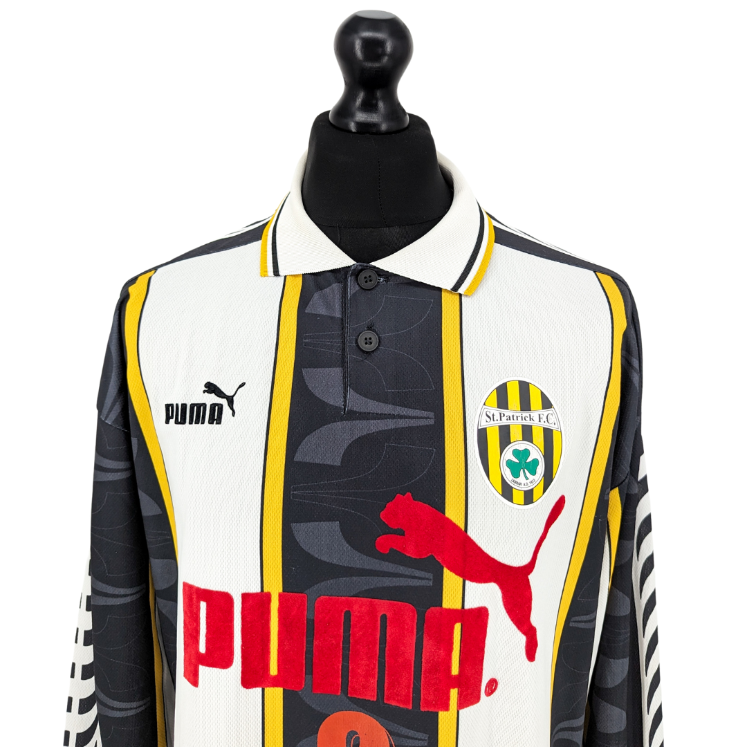 Zabbar St Patrick FC home football shirt 1996/98