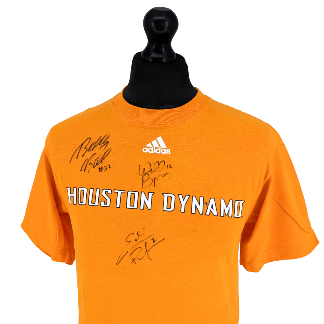 Houston Dynamo signed football t-shirt 2012/13