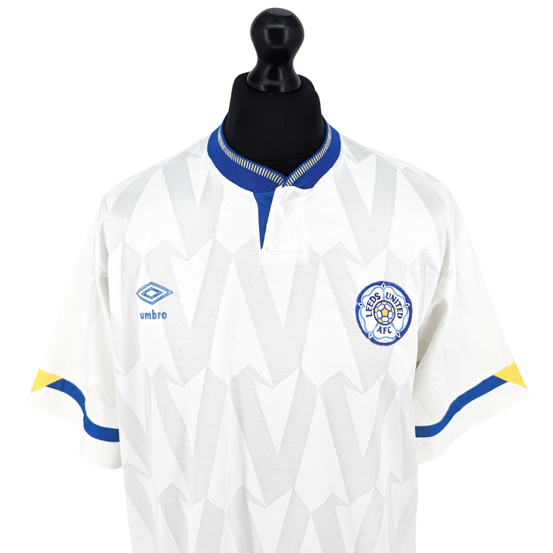 Leeds United home football shirt 1990/92