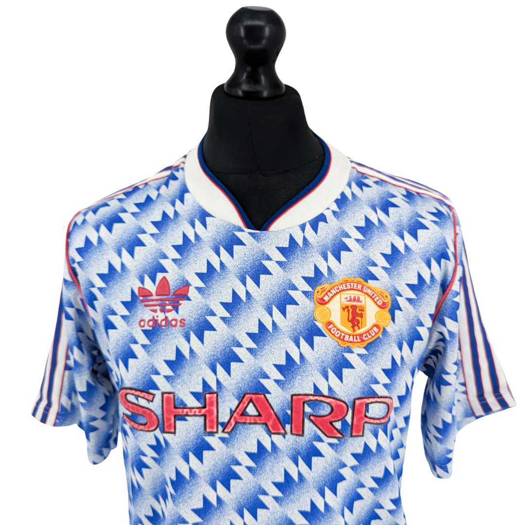 Manchester United away football shirt 1990/92