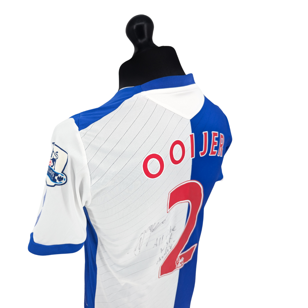 Blackburn Rovers signed home football shirt 2008/09