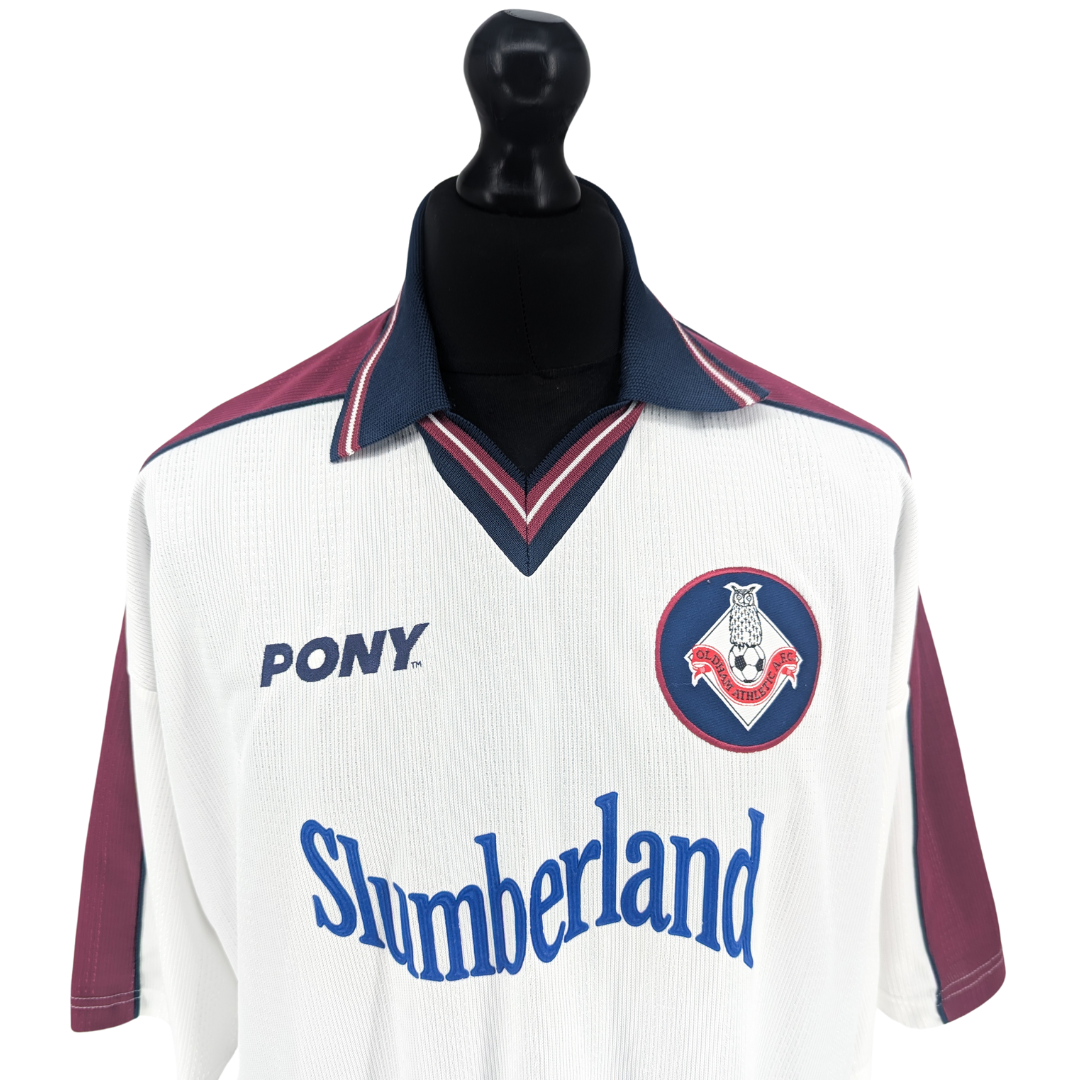 Oldham Athletic away football shirt 1998/00