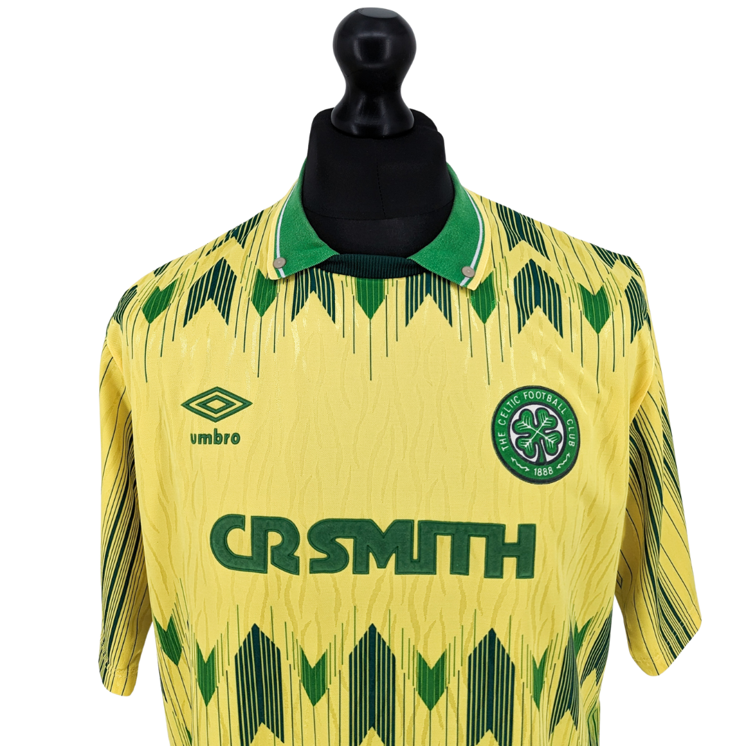 Celtic away football shirt 1989/91