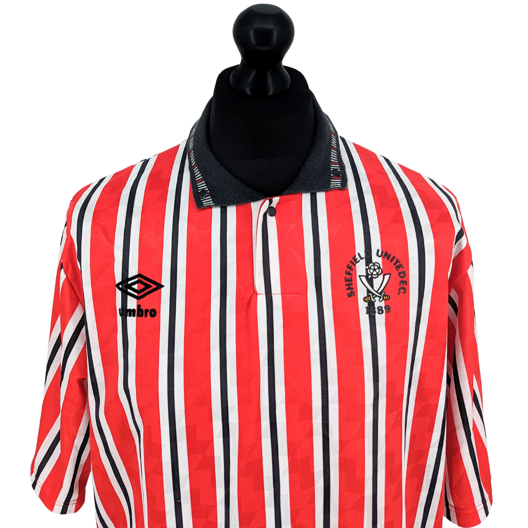 Sheffield United home football shirt 1990/92