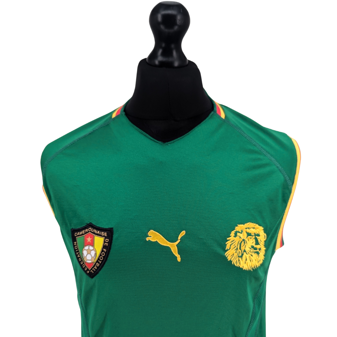 Cameroon home football shirt 2002