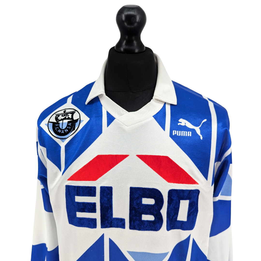 Hansa Rostock home football shirt 1991/92