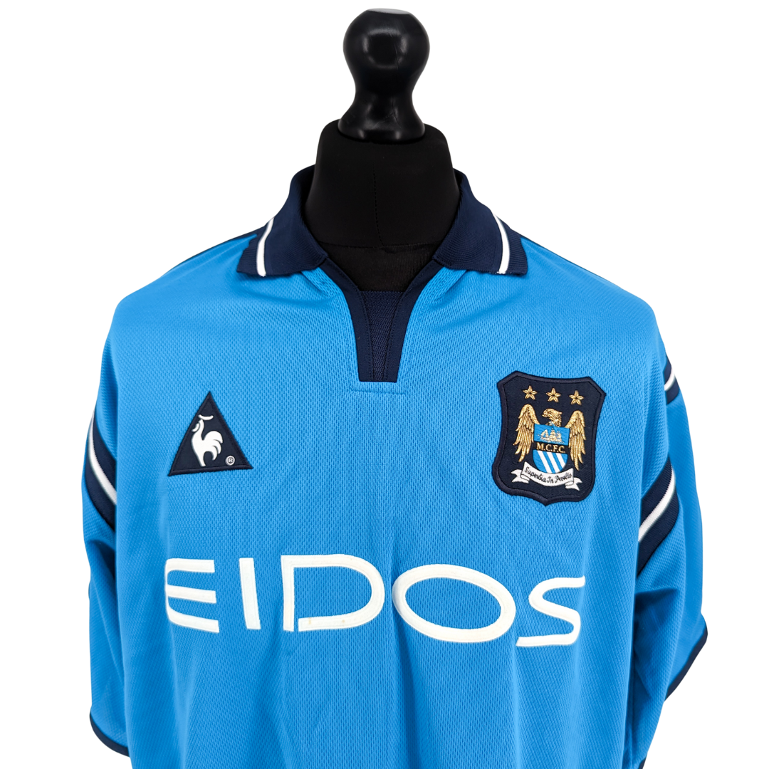 Manchester City home football shirt 2001/02