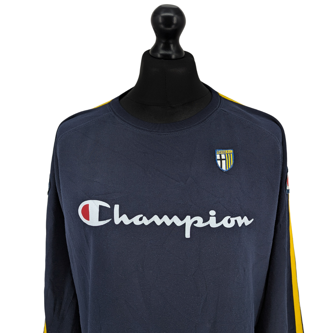 Parma training football sweatshirt 2001/02