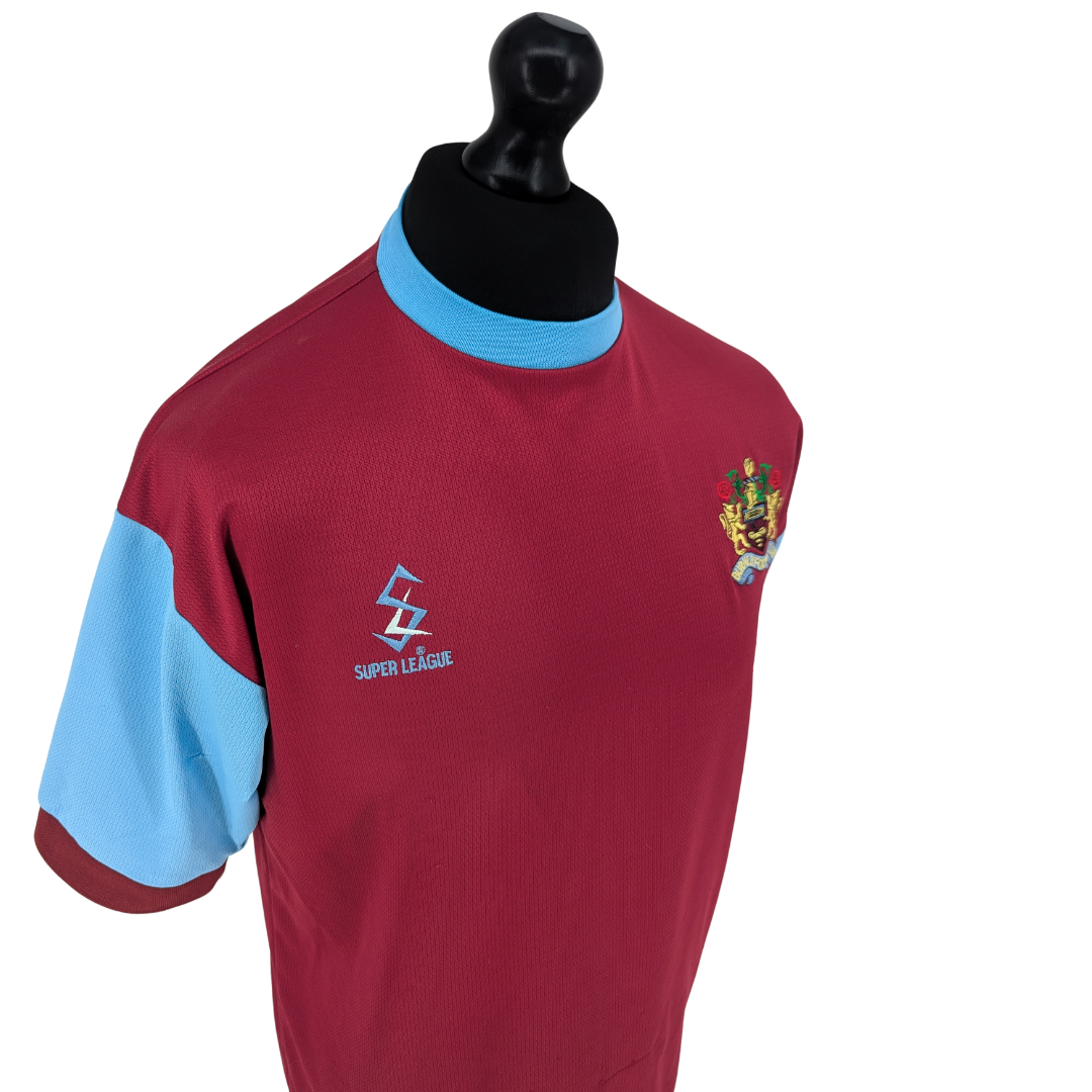 Burnley home football shirt 2000/01 - (M)